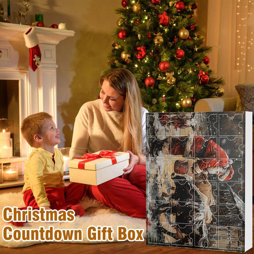 Advent Calendar Contains 24 Gifts, Cute Figures Doll Advent Calendar, Countdown Calendar With Surprise Toys, Collectible Figures Gift For Kids