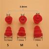 12 PCS/6 Pairs Three Layer Silicone Pads In-Ear Earphone Covers Cap Replacement Headphone Tips Earbuds Ear Pads for Headset