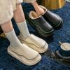 Thick Soled Cotton Slippers Women's Warm Shoes Cotton Shoes