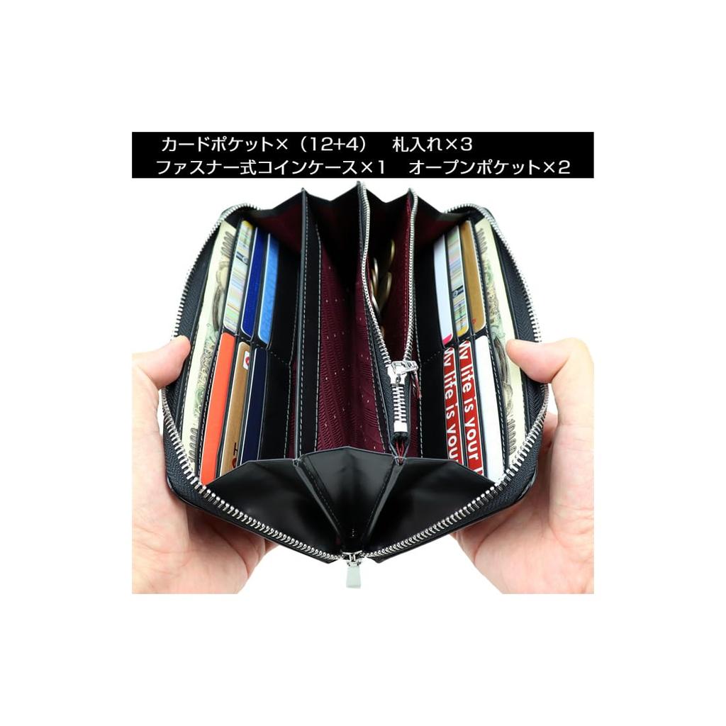 Takeo Kikuchi Макс Тисненая Кожа Длинный Кошелек Тисненый Мужской (воловья кожа (Итальянская кожа), зеленый)