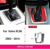 Для Volvo XC90 2003—2014 Автомобильные Аксессуары Панель Кнопки Центральной Коробки Передач из Углеродного Волокна Накладка на Салон Наклейка Модификация