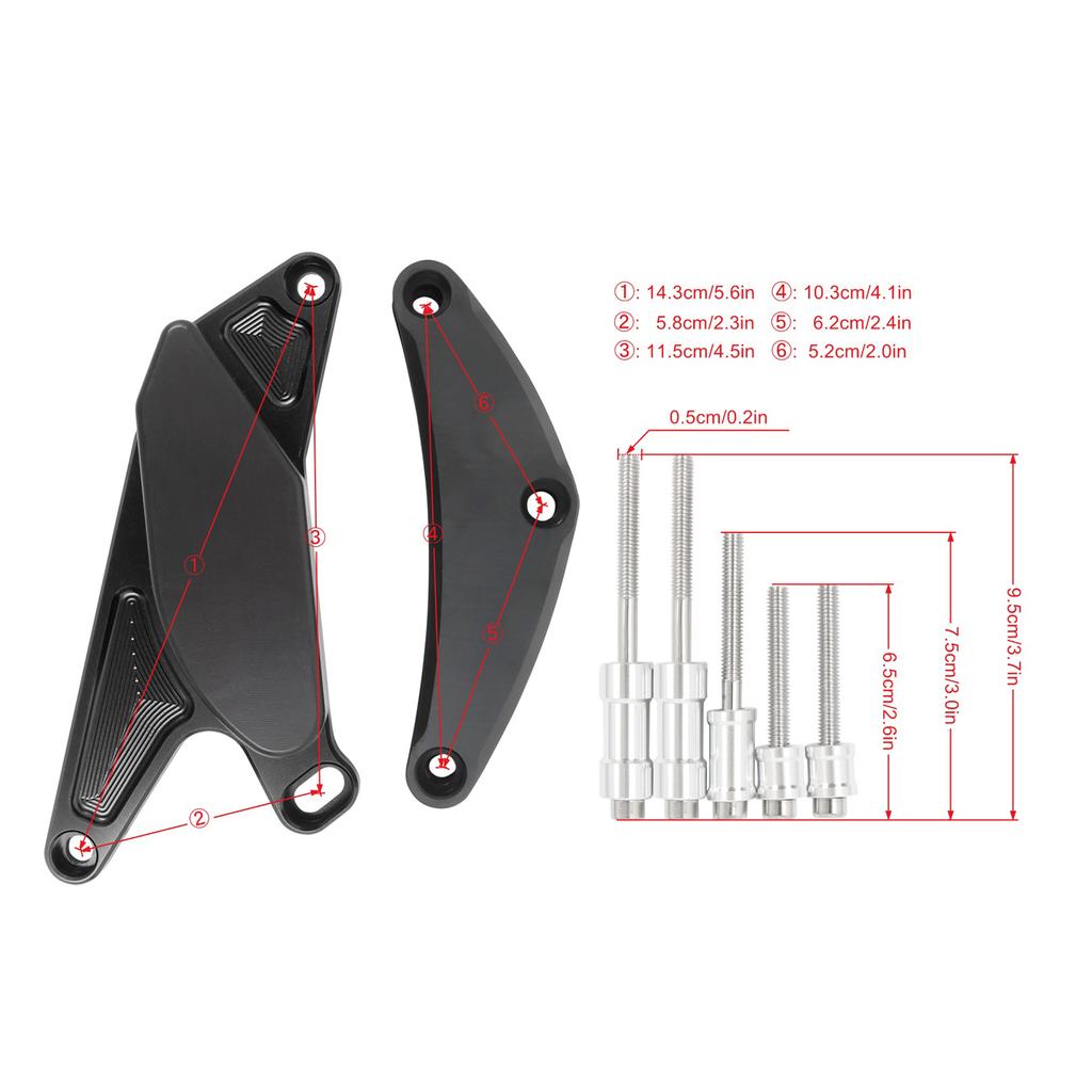 For SUZUKI GSXR GSX-R 600 750 GSXR600 GSXR750 K6 K7 K8 2006-2025 Frame Slider Crash Pad Engine Stator Case Saver Protector