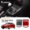 Для Seat Ibiza 6L 2003 2004 2005 2006 2007 2008 Настоящая мягкая наклейка из углеродного волокна LHD RHD Ручная коробка передач Панель отделки центральной консоли автомобиля