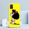 Cartoon Cute Mafalda Soft Cover for Samsung Galaxy A12 A22 A32 A52 A72 A02S Phone Case Note 20 Ultra 10 S10 Plus A51 A71 A50S A2