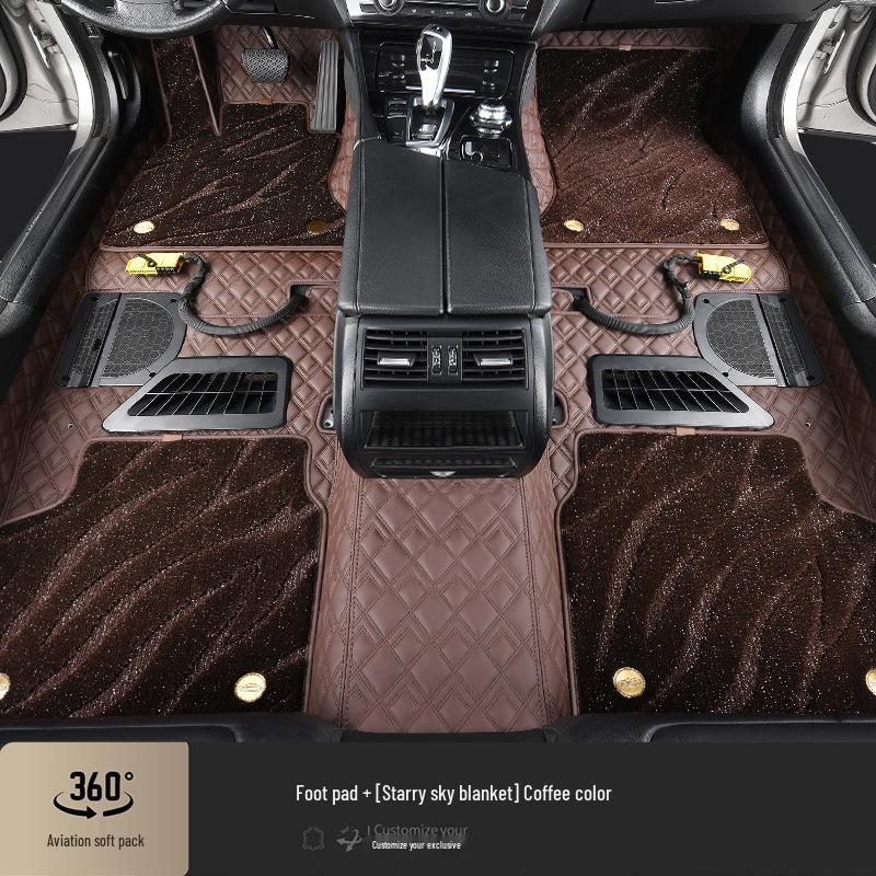 Индивидуальные кожаные коврики для пола 360° для Haval H6 и Geely Xingyuan - Удобные, Нескользящие, Специальные для автомобиля