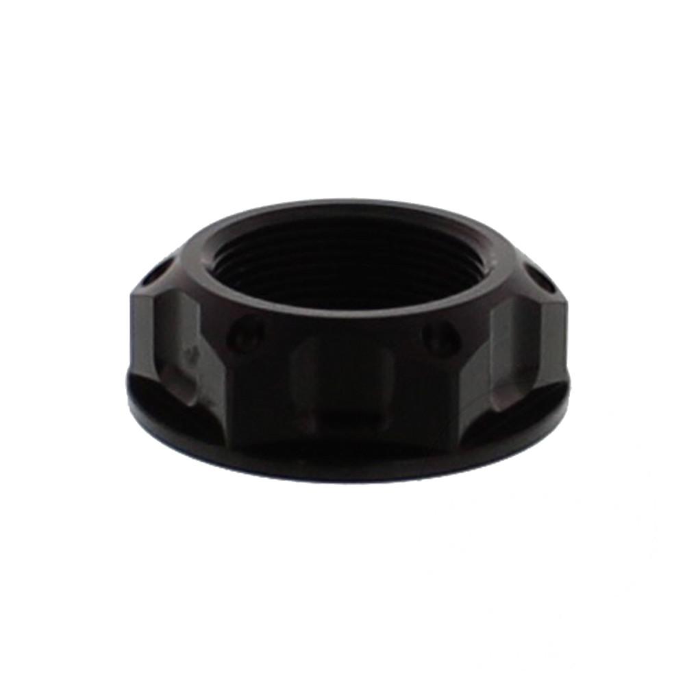 Jmp M22X1.00 Black Aluminum Head Nut For Aprilia Dorsoduro 750 Smv, Dorsoduro 750 Smv Abs, Dorsoduro 750 Smv F