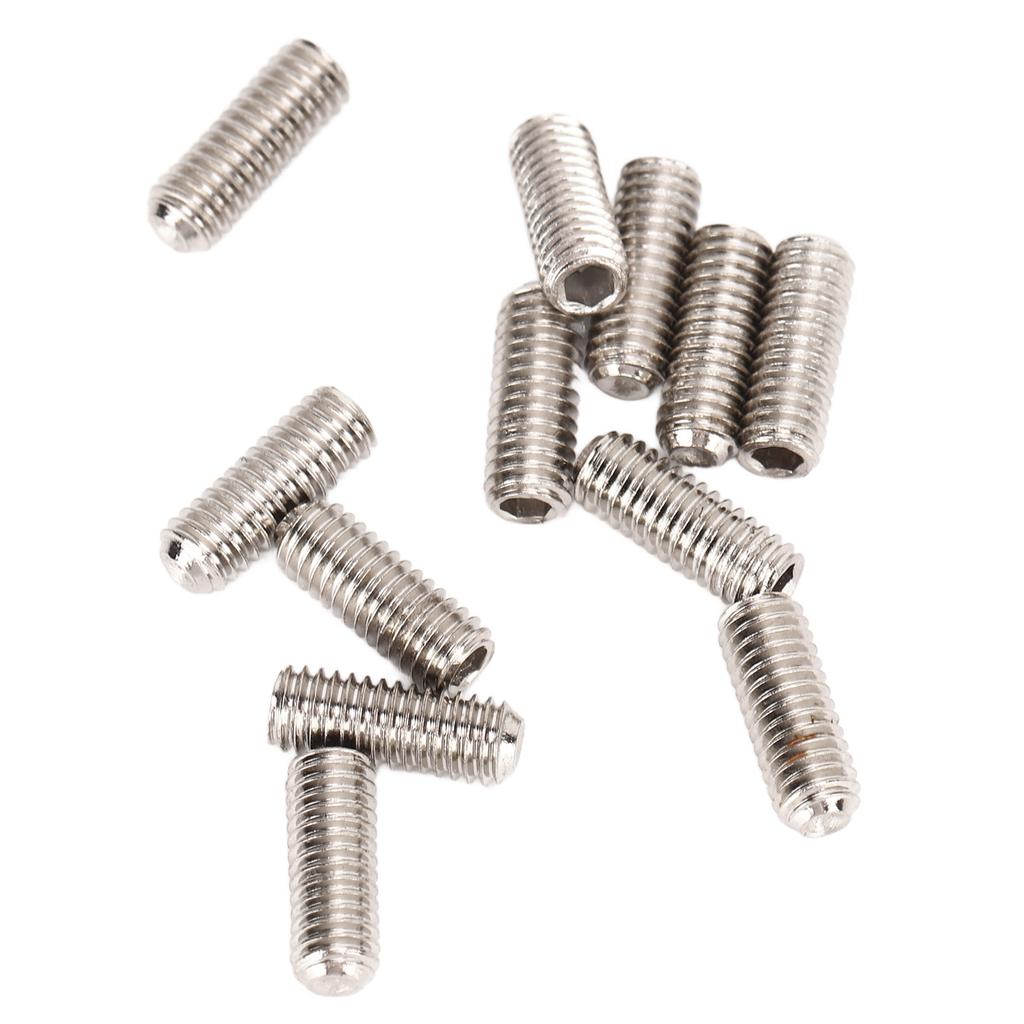 12 шт. винты для регулировки высоты седла, металлический регулировочный набор, детали моста для электрогитары, аксессуары