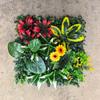 UV Protection Artificial Plant Wall Panel Sunflower Artificial Fern Grass  Privacy Screen