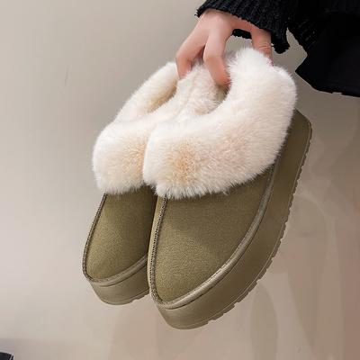 Новые модели зимних сапог для женщин, нескользящие плюшевые зимние сапоги, женские теплые хлопковые ботинки на толстой подошве, платформа, Botas Mujer