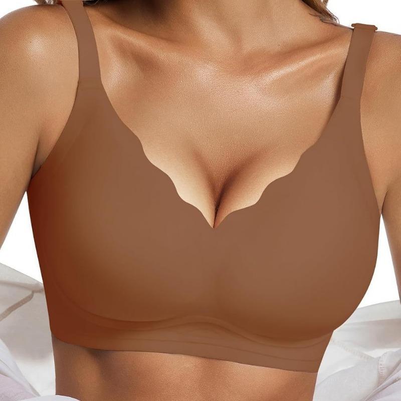 Women S Seamless Wireless Full Coverage Everyday Bra Comfort Support T Shirt Bra