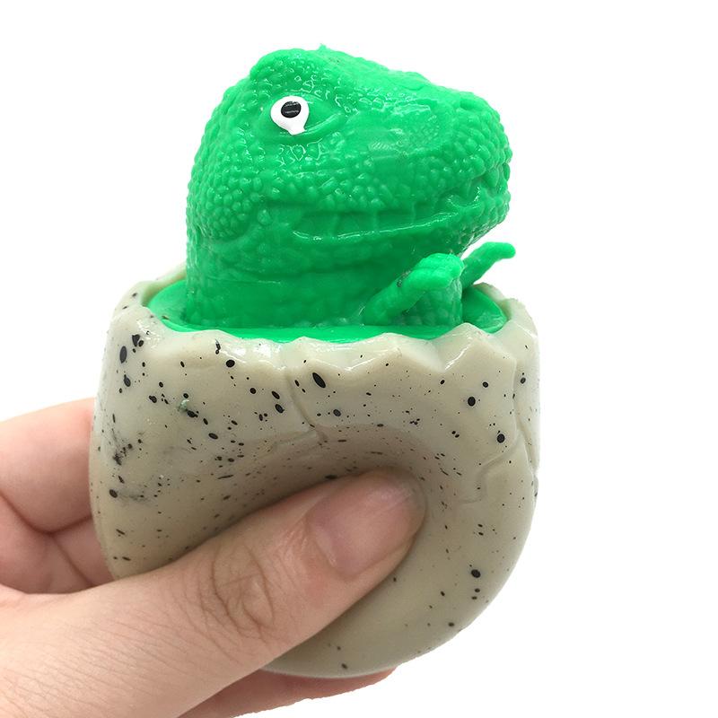 Забавная чашка-пищалка с динозавром и pop-up клапаном, игрушка-мялка, мячик-клапан, отскок, антистресс, чашка-белка, игрушки для детей и взрослых