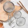 Portable Wire Fine Mesh Flour Sieve Stainless Steel Food Flour Sieve Coffee Matcha Powder Filter
