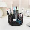 Многофункциональный настольный органайзер для ручек с 5 отделениями, вращающийся держатель для карандашей для стола