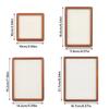 New 6/7/8 Inch Black Walnut Photo Frame Real Wooden Handmade Mortise Tenon Photo Frame Simple Picture Frame