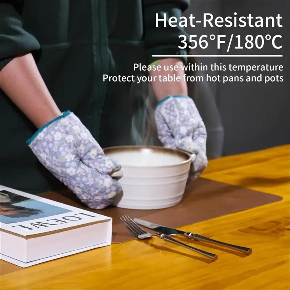 Подставки под тарелки из искусственной кожи с коровьим принтом, термостойкие, нескользящие, водонепроницаемые, протираемые, моющиеся, для кухни, столовой, полиуретановые подставки под тарелки