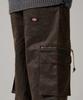 Dickies Брюки-карго из плотного хлопка с двойными коленями, темно-коричневые