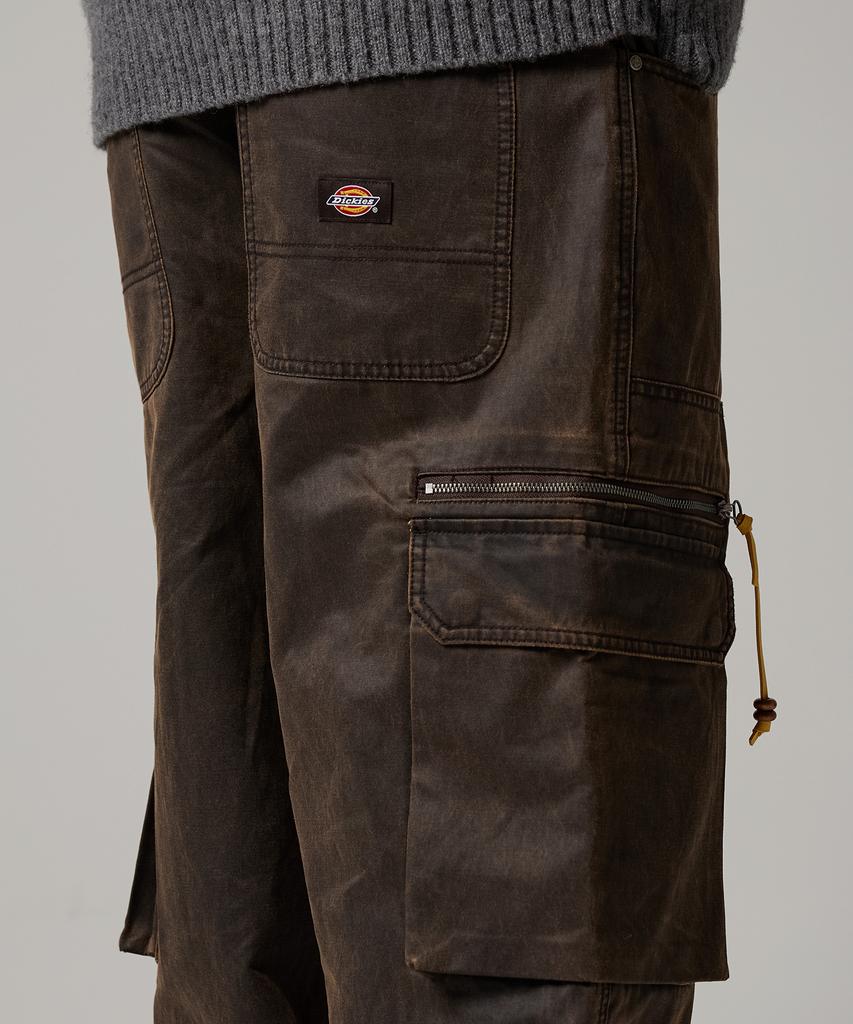 Dickies Брюки-карго из плотного хлопка с двойными коленями, темно-коричневые
