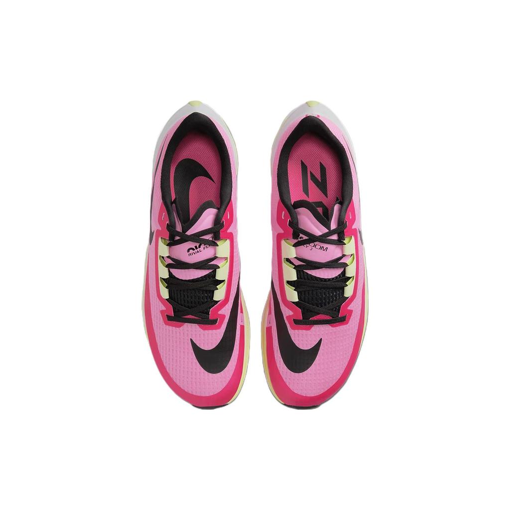 Nike Кроссовки унисекс Air Zoom Rival Fly 3 Pink Spell Hyper-Pink Light-Lemon-Twist Black CT2405-606