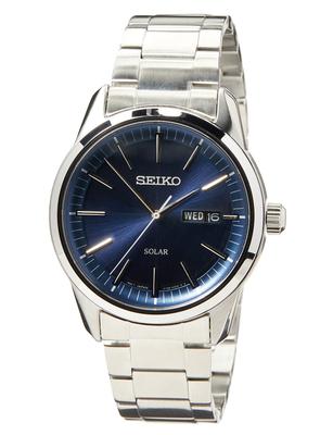 Seiko Кварцевые часы SNE525P1 SEIKO SOLAR Сине-серебристые Зарубежная модель Мужские [Параллельный импорт]