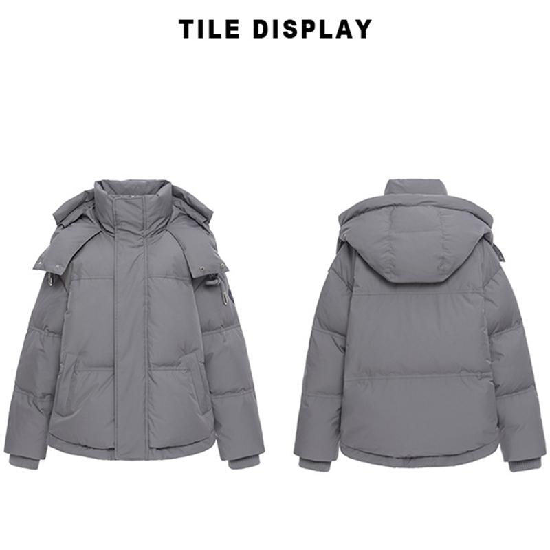 Короткая хлопковая куртка с принтом «Любовное сердце» для мужчин и женщин, куртка для пар, теплая хлопковая куртка, модная женская повседневная куртка, верхняя одежда