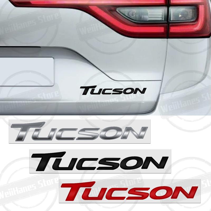 1 шт. ABS 3D Для Tucson Логотип Наклейка на капот автомобиля Буквенный логотип Наклейка на кузов заднего багажника автомобиля Эмблема Аксессуары