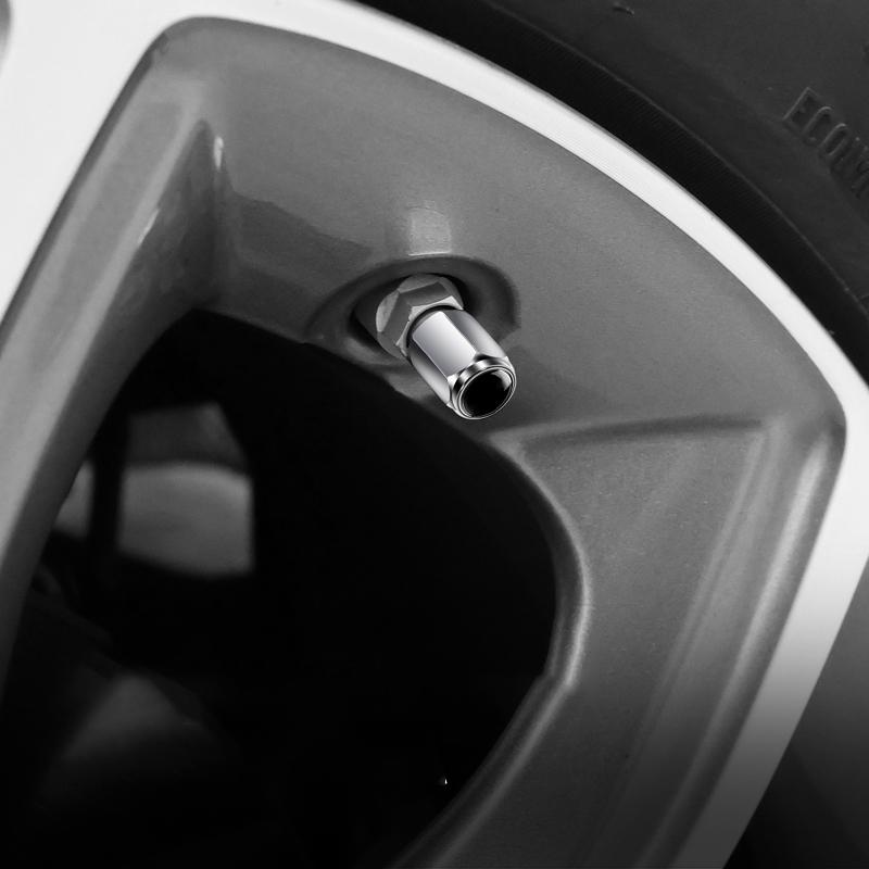 VW 4pcs Metal Car Wheel Tire Valve Caps Tyre Stems Caps Auto Accessories For !! Volkswagen GOLF MK6 Polo Tiguan VW GTI CADDY PASSAT