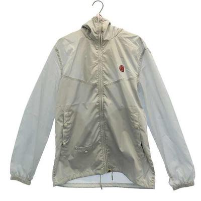 Pretty Green Одноточечный патч-паттерн Куртка на молнии S серый Ветровка худи Мужская Б/у