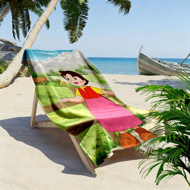 HeidiDog 2D Flat Print Beach Towel, Large Soft Quick Dry Towel for Beach Camping Swimming.NSTJ0928076