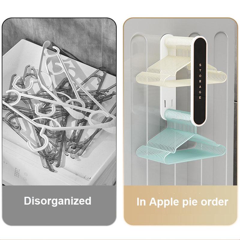 Двухслойная складная стойка для хранения, вешалка для одежды, коллектор прищепок, вешалка для одежды на балконе, настенная вешалка для одежды, стойка для отделки