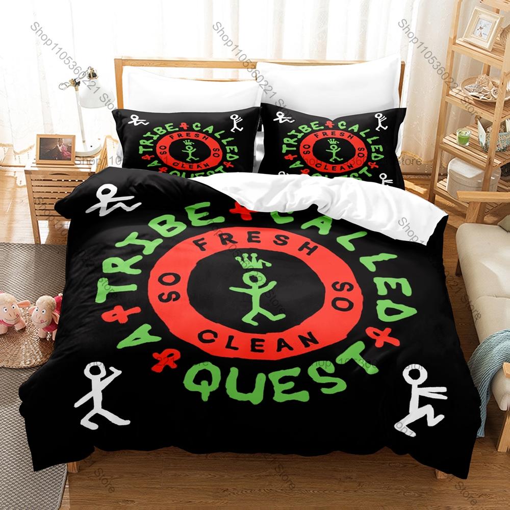 Постельное белье с принтом A Tribe Called Quest, новый мягкий дышащий пододеяльник и наволочки, домашняя спальня, постельные принадлежности