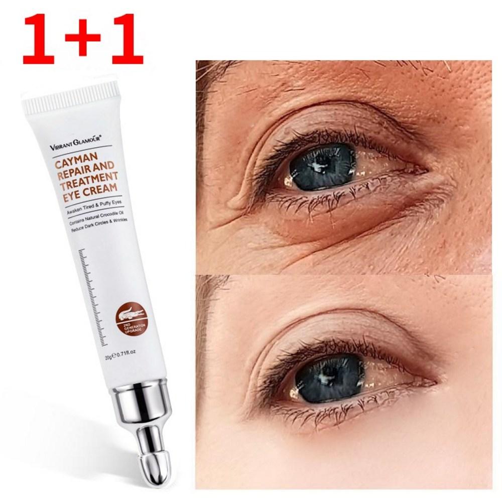 KORELAN 1+1 Dark Circle Collagen Wrinkle Eye Cream Natural Ingredients Non-irritating, 20ml, 4 Pieces