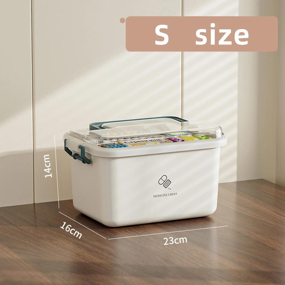Large Capacity Medicine Box for Home Medicine Storage Multi Layer Classification Home Medicine Box Organizer for Home