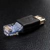 USB A Гнездо F к Ethernet RJ45 Штекер Адаптер для роутера Разъем Розетка Сеть LAN AVE