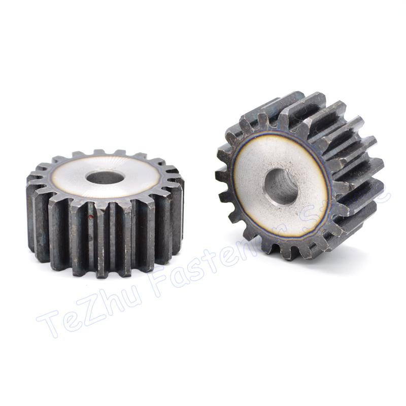 1pc Spur Gear 3M 15T-30T Metal Transmission Gear 45# Steel 3 Modulus 15 16 17 18 19 20 21 22 23 24 25 26 27 28 29 30 Teeth