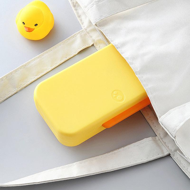 Популярная, простая модная двухслойная коробка для канцелярских принадлежностей, многофункциональная большая вместительная студенческая офисная коробка