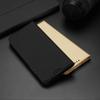 Чехол-книжка Dux Ducis Skin Pro Wallet для Xiaomi Redmi 11A / Poco C55 / Redmi 12C - золотая крышка с держателем для карт и подставкой