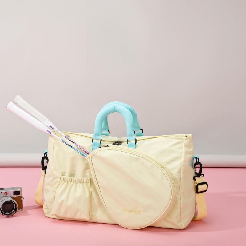 Badminton Racket Bag Sports Fitness Large Capacity Crossbody Bag Handbag Women's Travel Bag Men's Tennis Bag