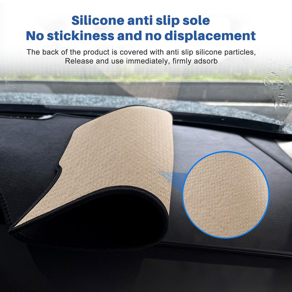 Car Dashboard Cover For BYD Song Plus 2023 2024 2025 Avoid Light Pad Anti-UV Carpets Non-Slip Mats Yuan Plus Accessories