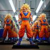 34 см Аниме Dragon Ball Z Супер Сайян 3 Сын Гоку Фигурки Действия Стоячая Модель ПВХ Статуя Настольное Украшение Орнамент Игрушки Подарки