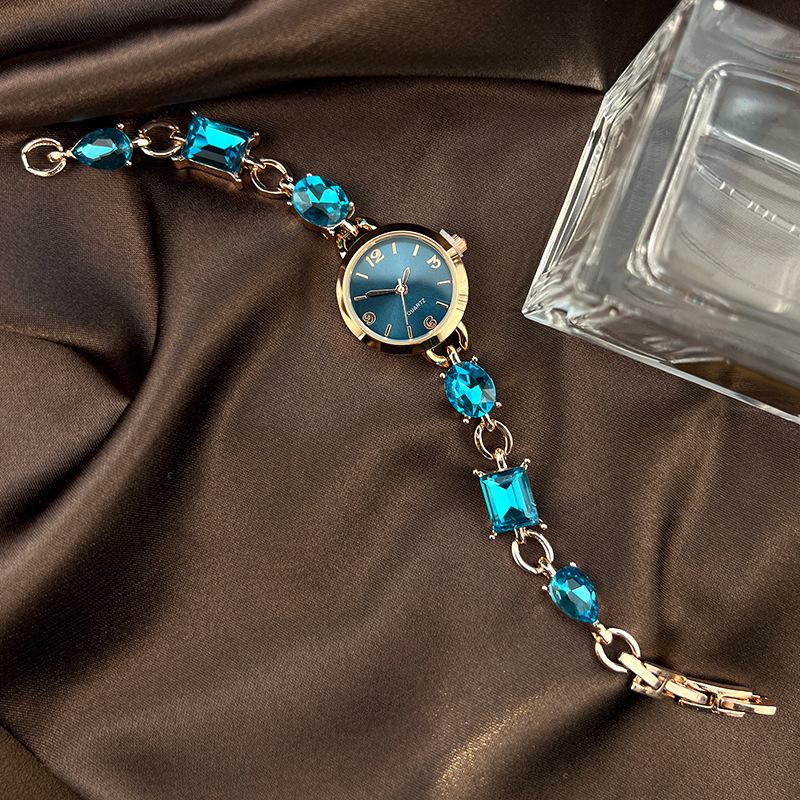 CQ382 Женские часы для отдыха часы с браслетом «глубокое море сердце» инкрустированные бриллиантами кварцевые часы часы класса люкс подарок для женщины