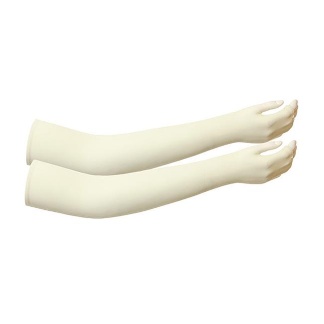 Adult's Cooling Arm Sleeves Long Fingerless Gloves Anti-Slip Sun Protection Arm Sleeves