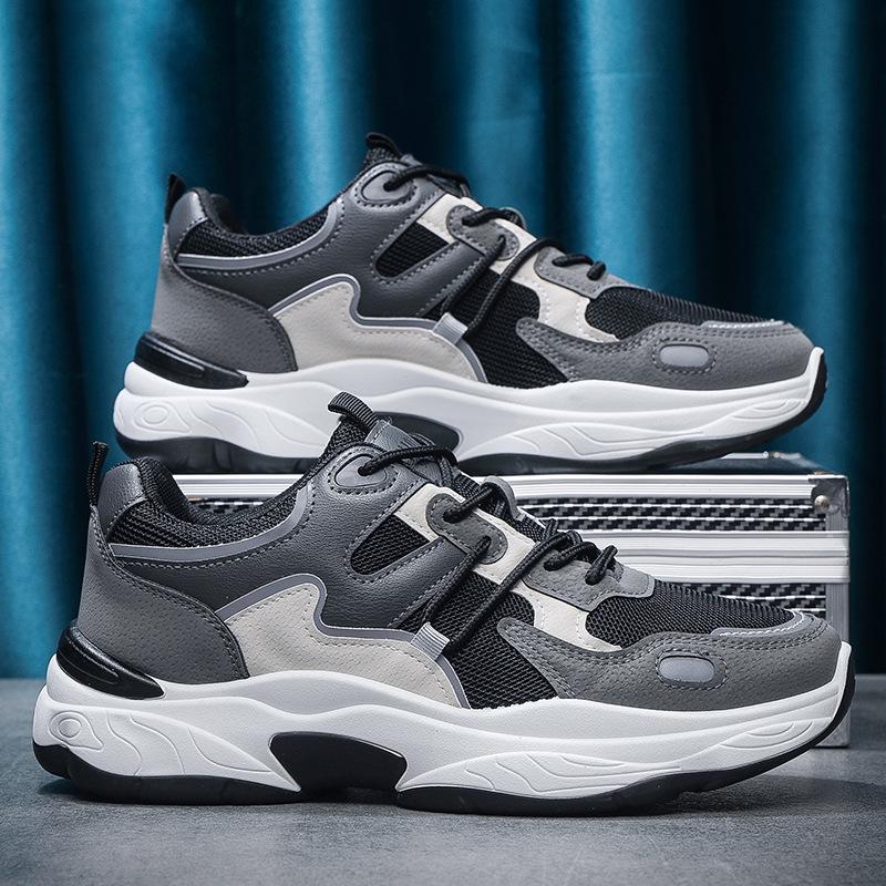 Повседневная обувь мужская новая модная тенденция универсальная сетчатая обувь популярная папина модная обувь всесезонная спортивная обувь для мужчин