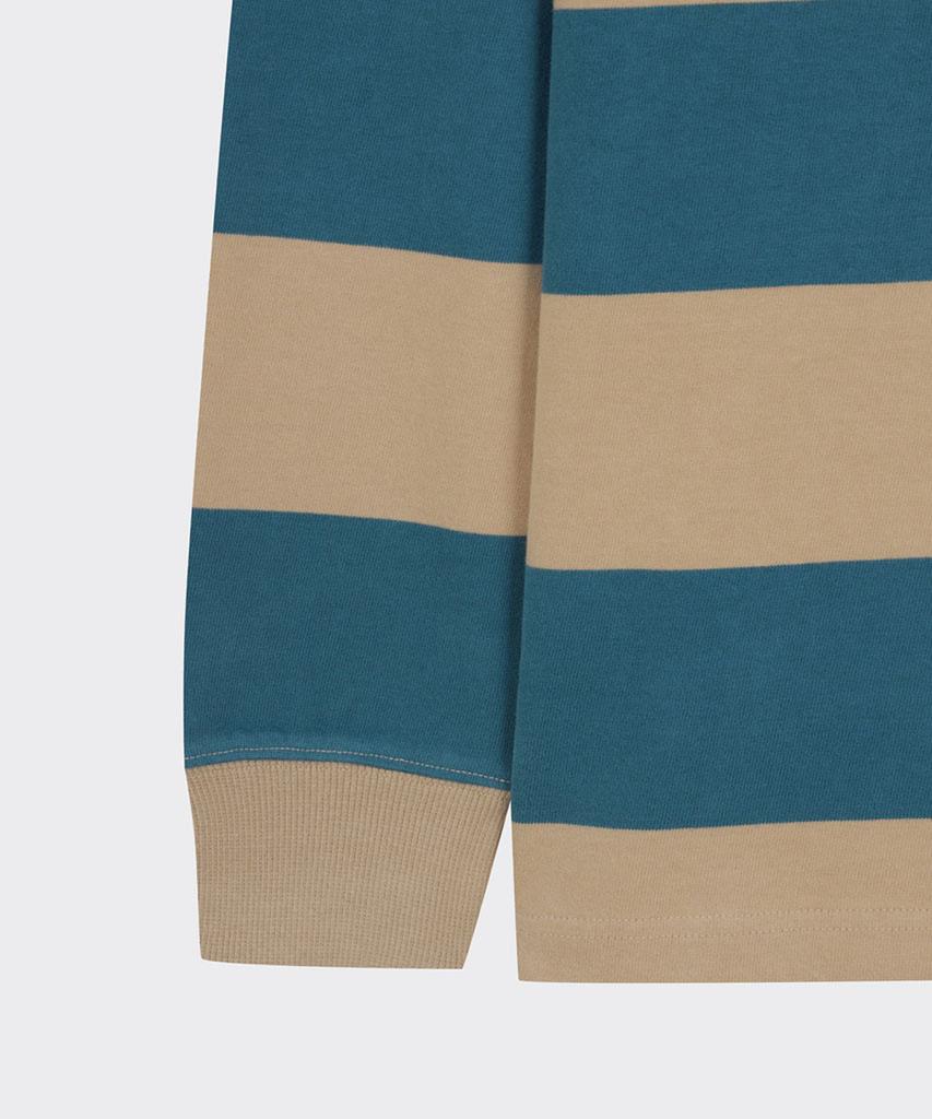 BROOKS BROTHERS Bold Stripe Rugby Shirt (Blue) (Bbntmmg301)