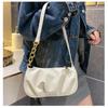 1 Pcs New Fashion and Minimalist Trend Portable Crossbody Shoulder Bag Underarm Small Square Bag Pleated Bag for Women In Autumn