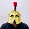 Big Corinthian Helmet Great Spartan Helmet With Red Plume Medieval Steel Helmet With Inner Liner Best Gift For Him