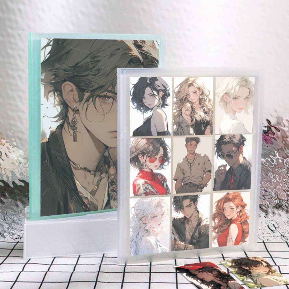 3 Inch Binder Photocard Holder A4 Small Card Collect Book Photo Album Binder Fans Supplies
