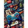 Pixel Gaming Game Boy Плакат Печать на холсте Gamer Life Gamer Love Home Room Decor Игровая комната Комната для мальчиков Эстетический настенный декор