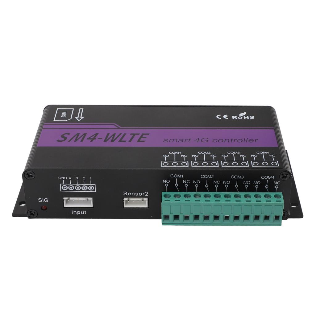 4G 4-канальный GSM пульт дистанционного управления, реле-переключатель, приложение, веб-контроллер SMS-сигнализации для температуры и влажности P