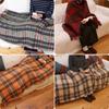 Lifejoy Electric Throw Made In Japan Green Plaid Pattern 160cm X 82cm Electric Blanket Washable Blanket Large Fluffy Warm JPN161GC