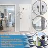 Case Pack White Security Window Lock, Window Security Door Lock with Key
